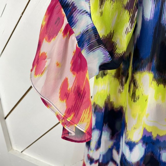 Milly For Design Nation Pink Blue Boho Tie-Dye Blo - Picture 7 of 9